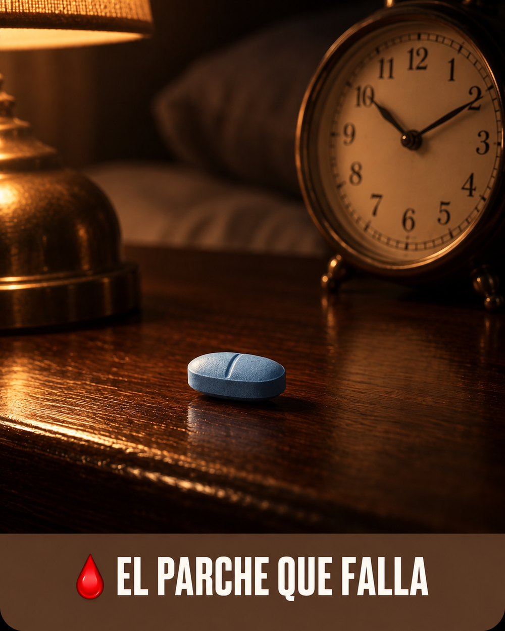 4. Por eso la pastilla azul nunca lo arregla — solo lo tapa