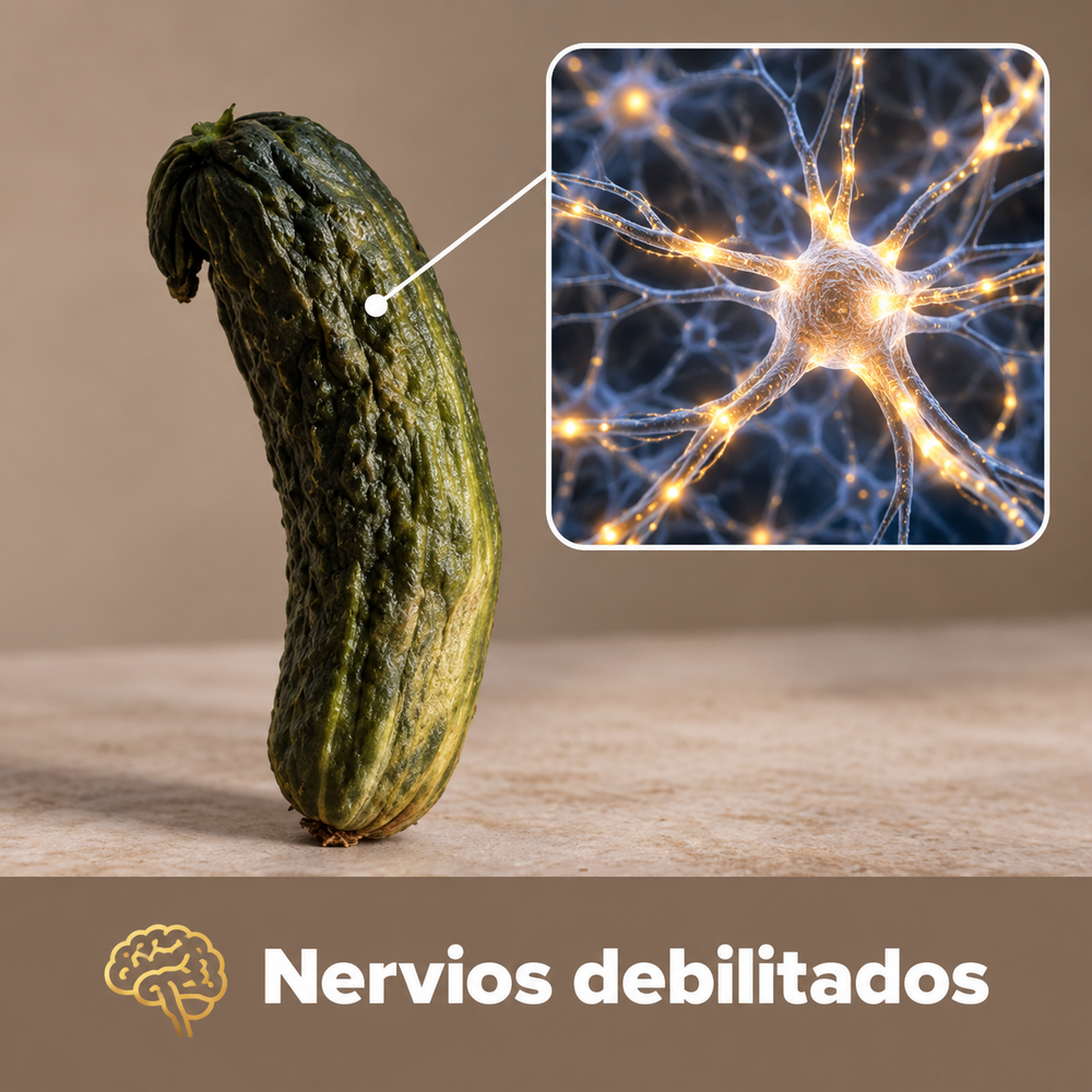 3. También afecta los nervios que mandan la señal