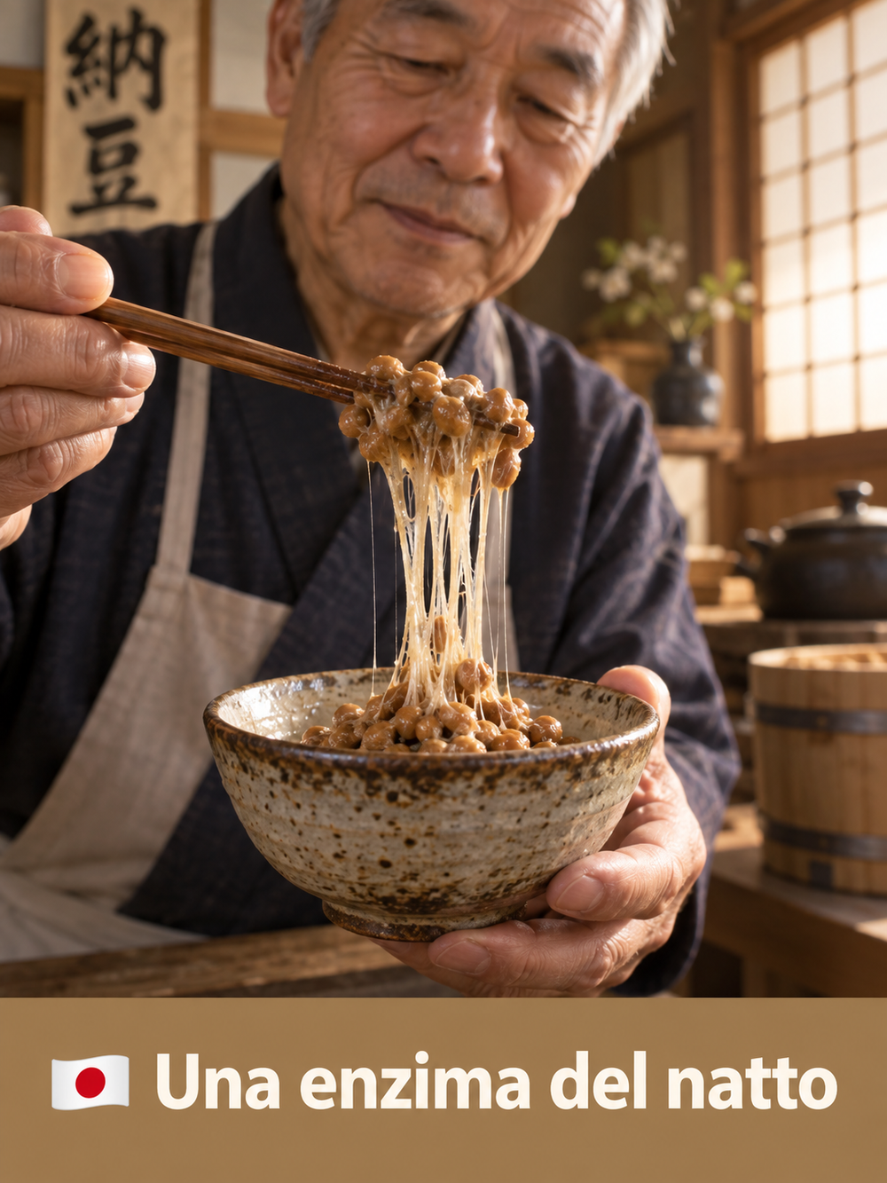 6. La enzima japonesa que ayuda a mantener la sangre fluida ahí abajo
